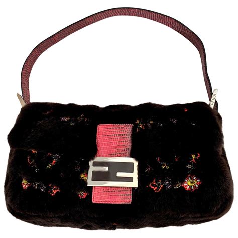 fendi beaded baguette vintage|fendi old baguette 1990.